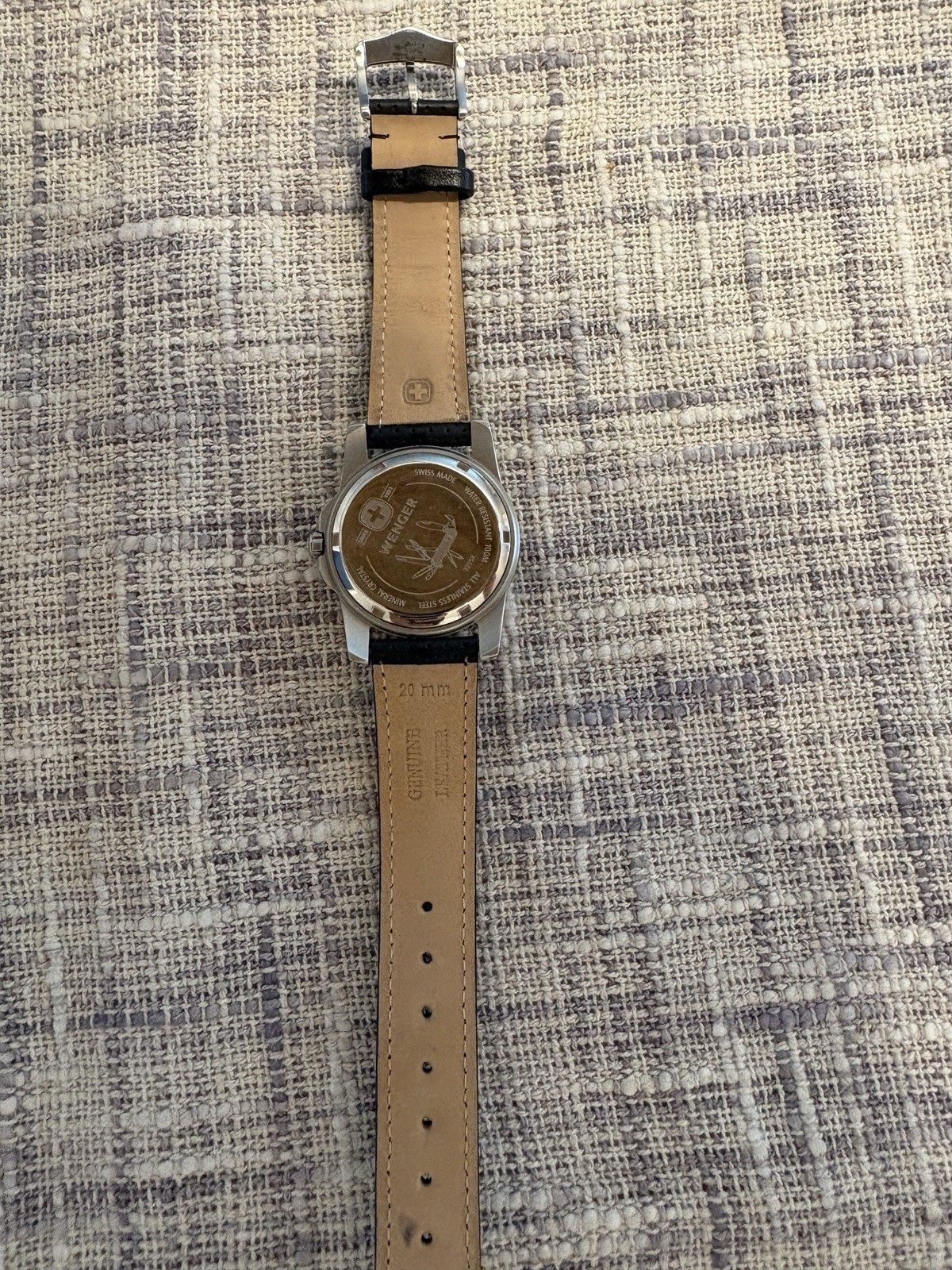 Wenger Vintage Watch Reference 7255X Swiss Made Needs Battery Read Description