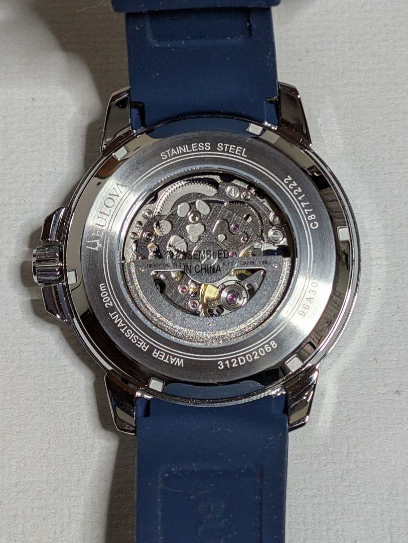 BULOVA Automatic Watch Unused Bulova Marine Star 96A303