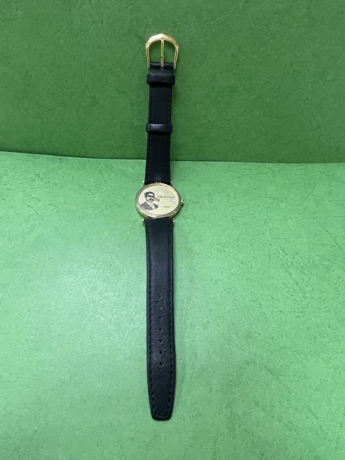 SWISS FAVRE LUBA President Saddam Hussein Iraq Gold Dial 31 Watch R12
