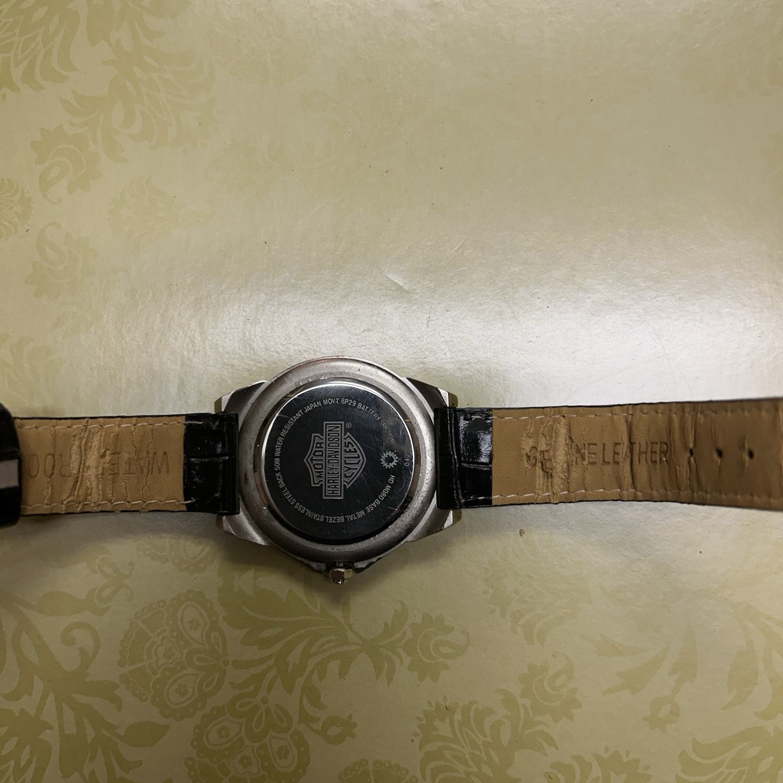 Harley-Davidson Men’s Watch Model HD M080 50M Water Resistant SS Back