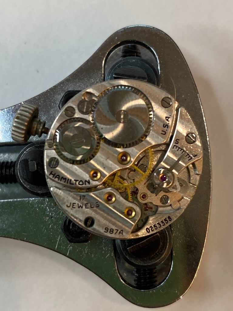 WWII Hamilton 987A 17J ORD DEPT Watch | Collector | Vintage | No Balance Wheel
