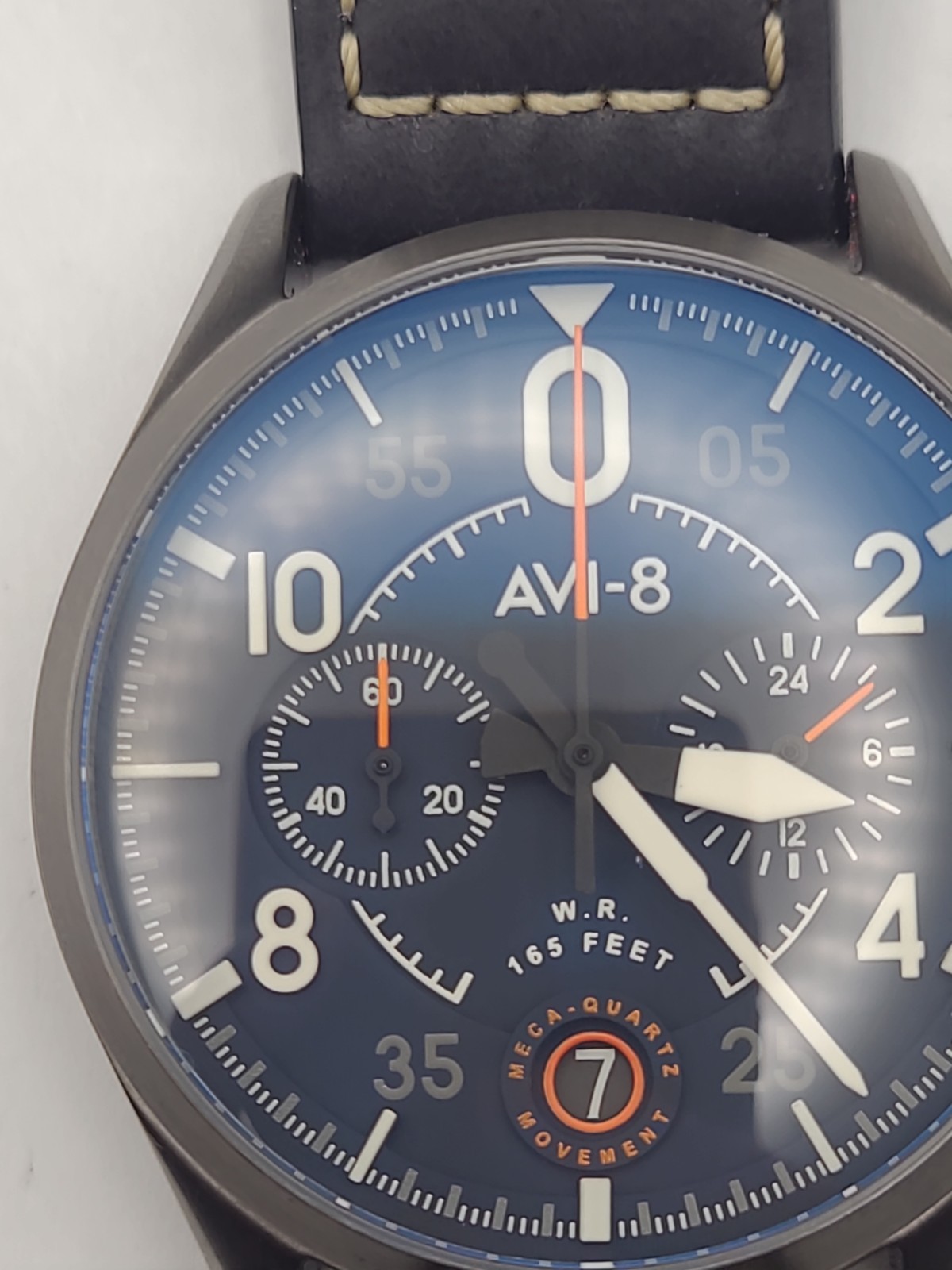 AVI-8 Hawker Hunter Atlas Chronograph Jet Black Men’s Watch Working