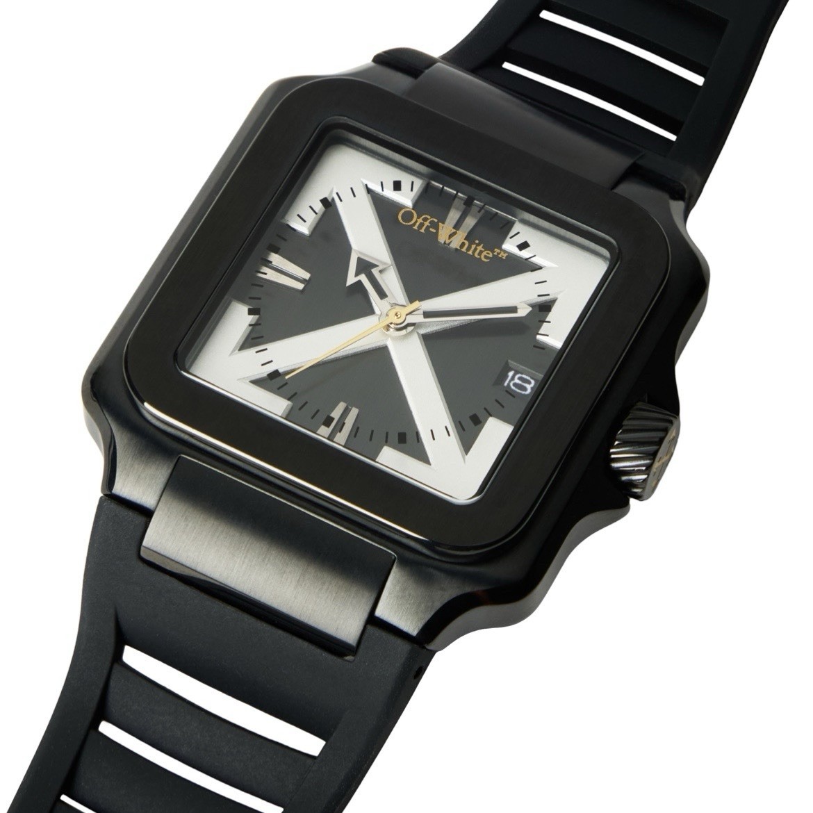 Off-White «Proto Layer» Black Watch Men Full Brand-new Set