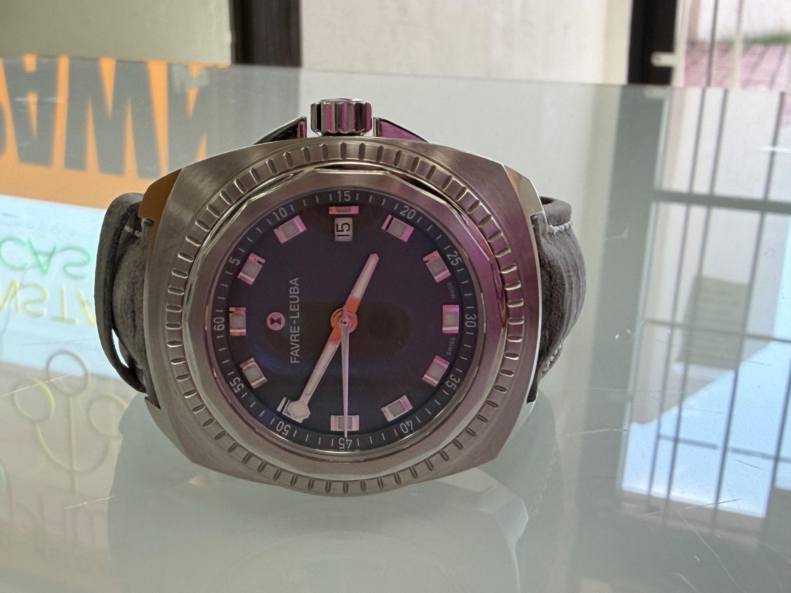 Favre-Leuba Raider Sea King 41mm Automatic Swiss Diver 300M Watch
