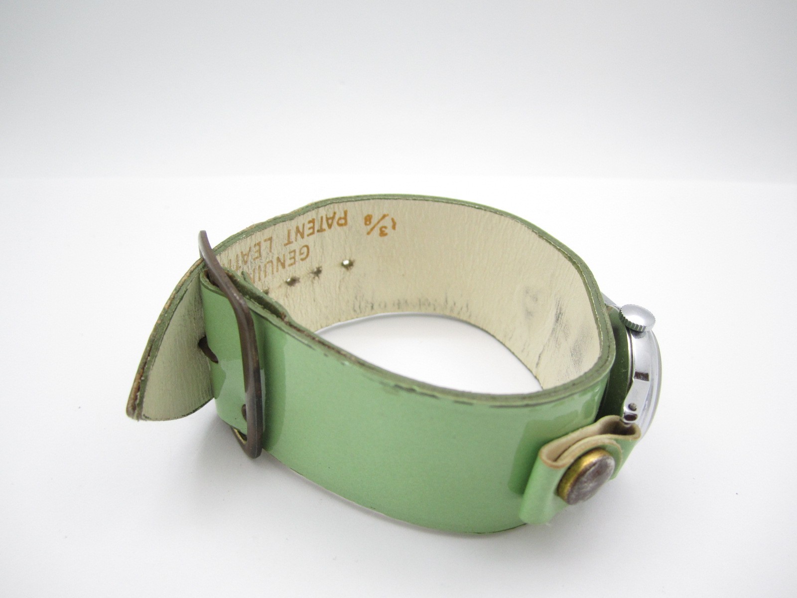 Vtg Alice Women Watch Mechanical Hand Wind Analog 23mm Indie Minimalist (H942)