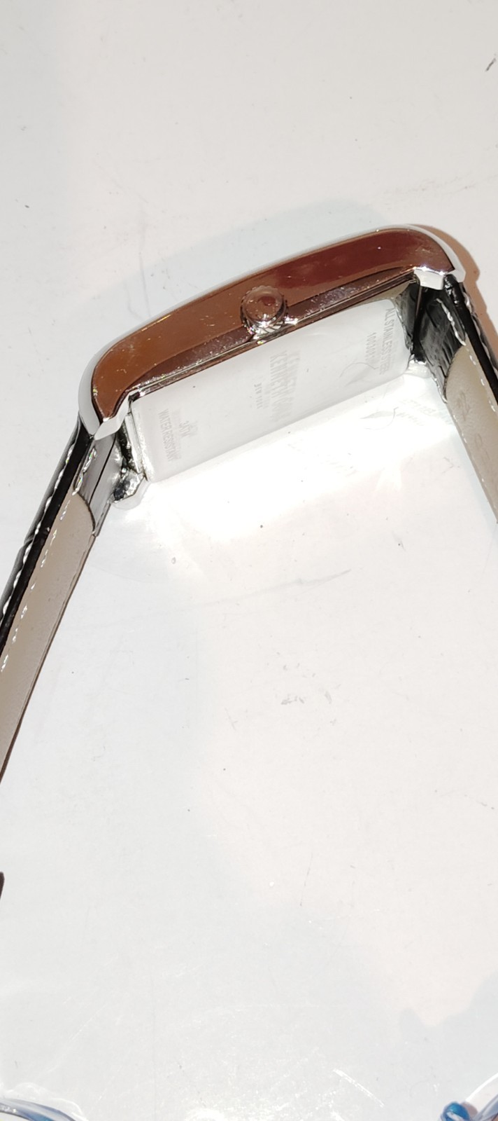 Kenneth Cole Watch for Men with deployant buckle folding clasp) watch band.