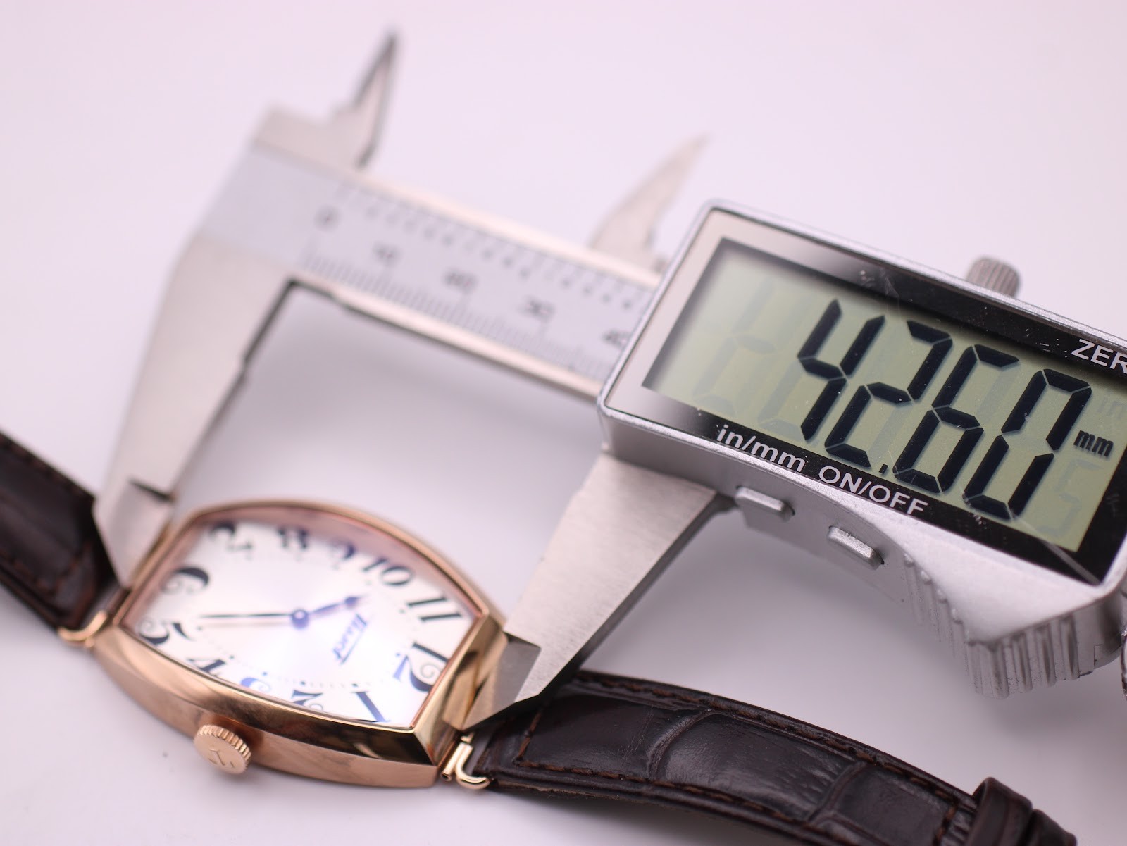Tissot T128509 A tonneau rose gold PVD quartz watch with cream dial, original bo