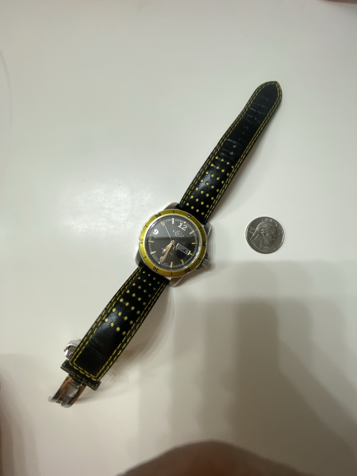 Gevril GV2 Day/date Automatic Diver’s Watch 25 Jewels