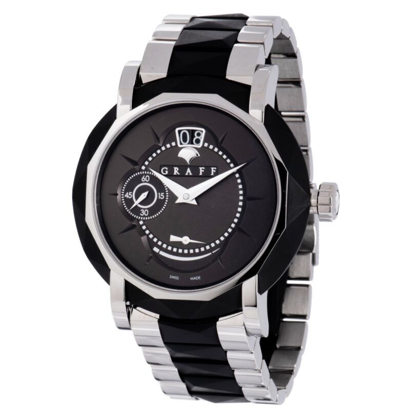 GRAFF White Gold and DLC Graffstar Men’s Luxury Watch