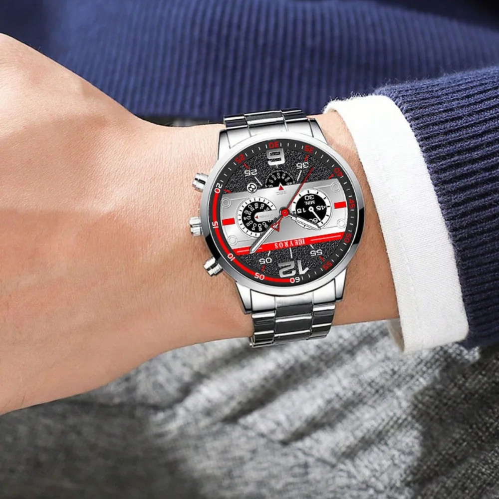 Men’s Casual Quartz Wristwatch – A Perfect Daily Accessory and Gift Option
