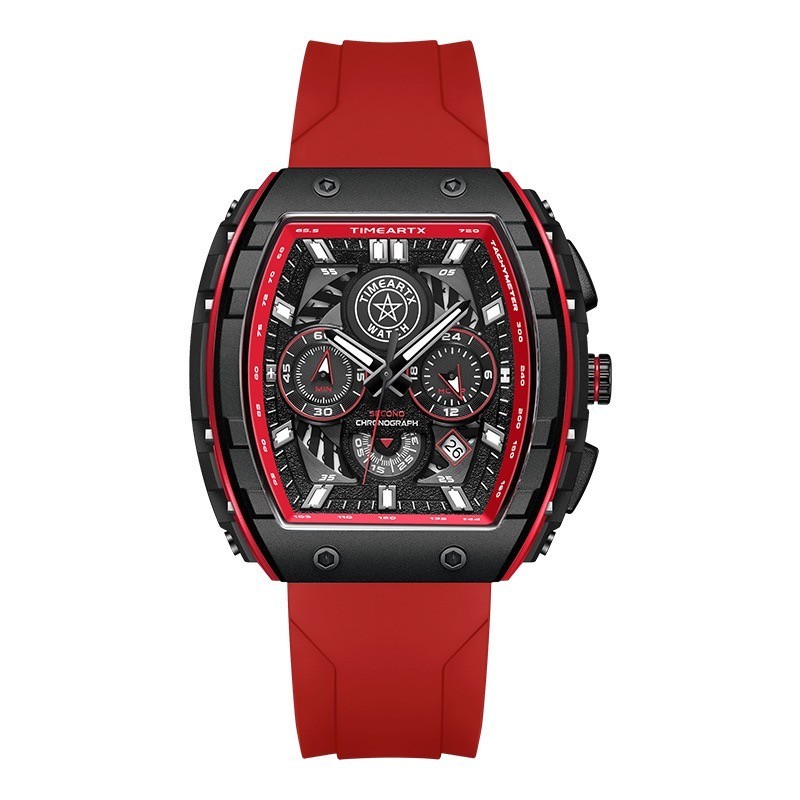TimeArtx Casual Everyday Chronograph Watch, 30mm Water resistant, Calendar