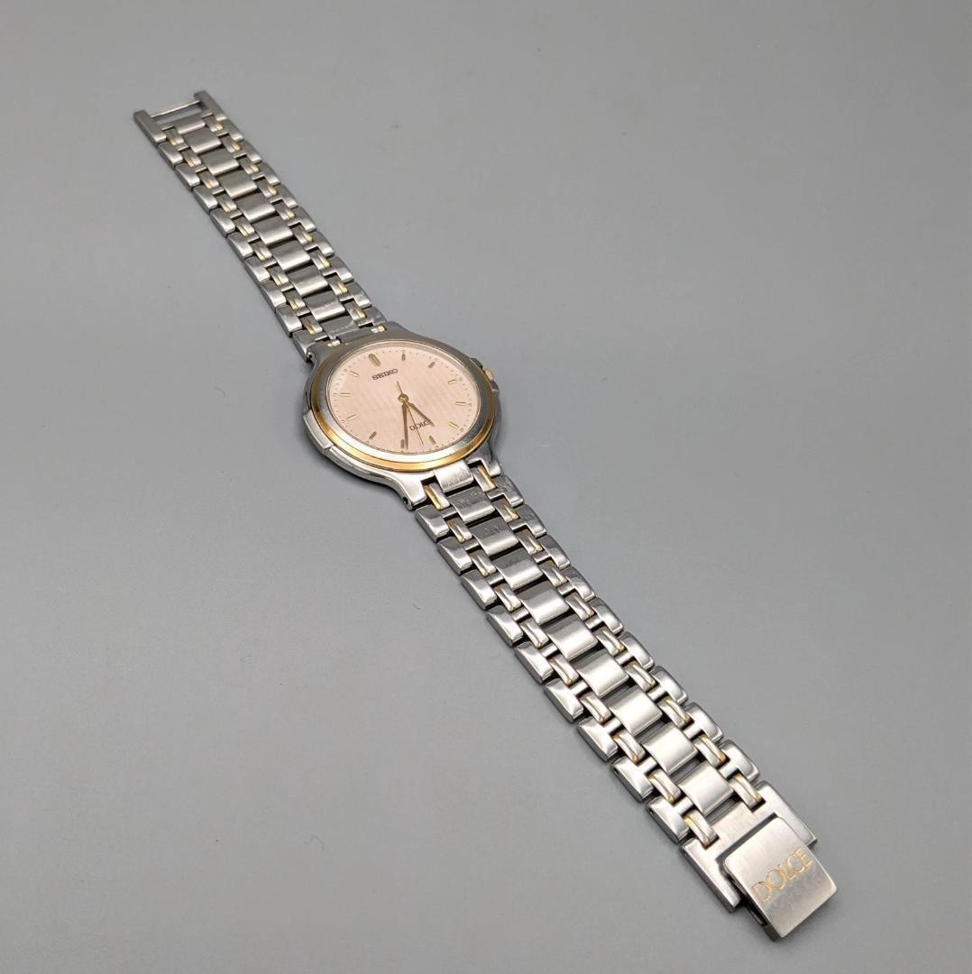 Excellent condition New battery 1988 SEIKO Dolce men’s wristwatch with 8J41 move