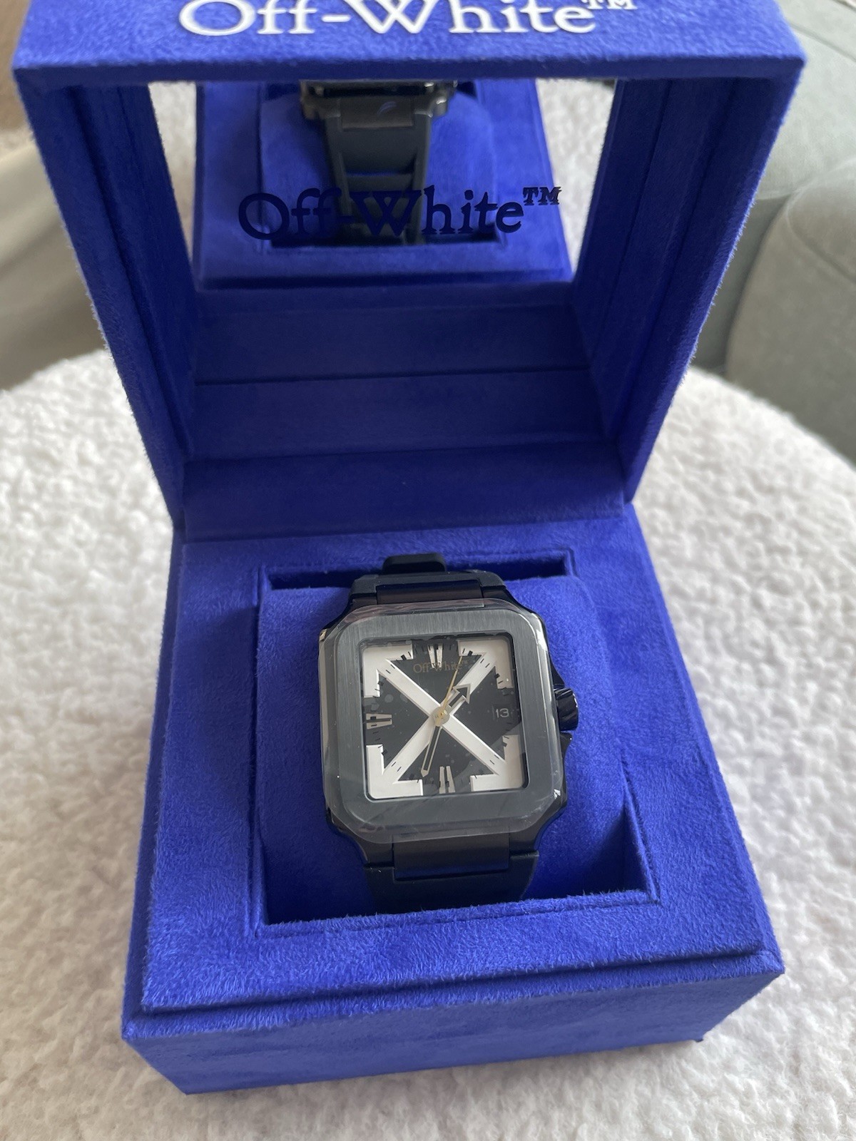 Off-White «Proto Layer» Black Watch Men Full Brand-new Set