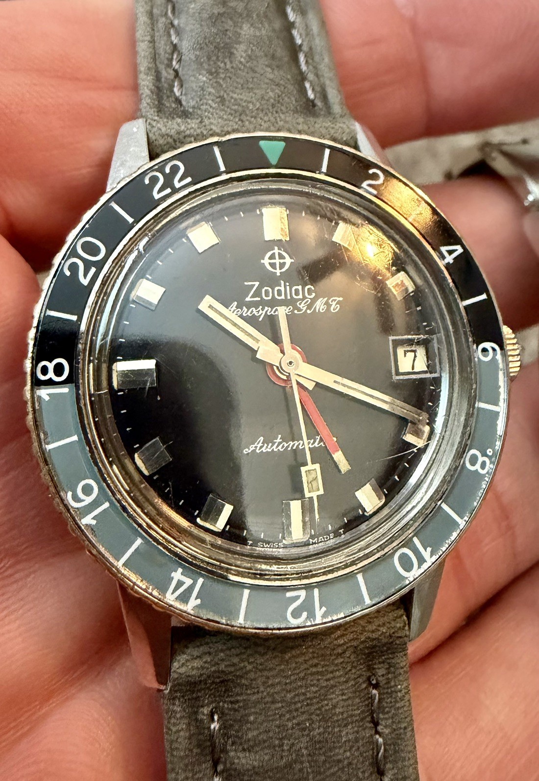 Zodiac Vietnam 2 watch lot Sea Wolf Datographic & Aerospace GMT automatic extras