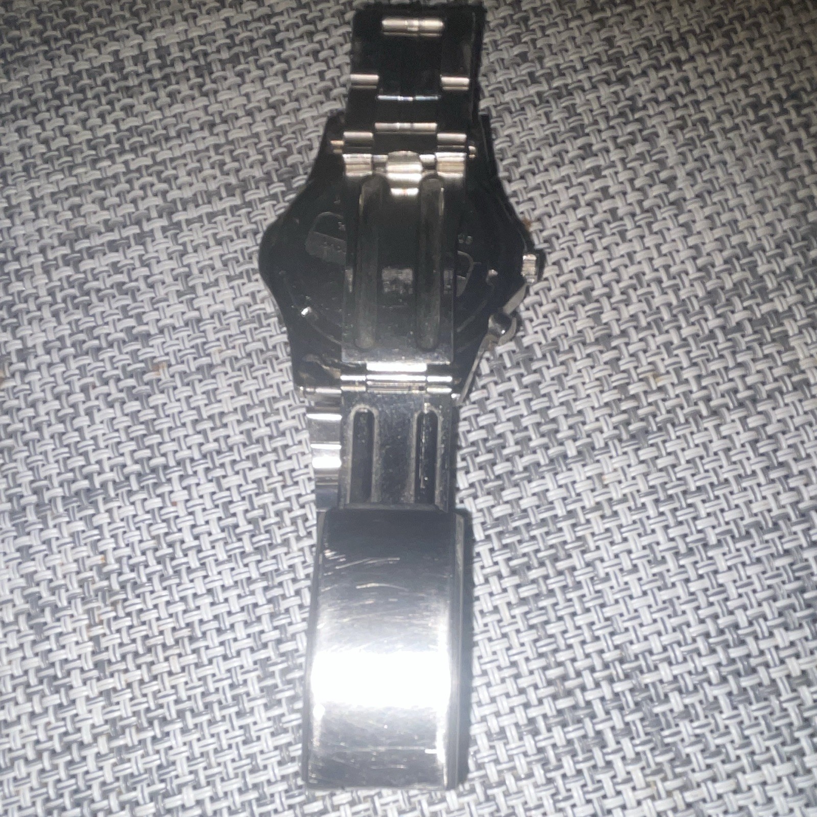 Ford Motor Company Quartz Analog SS Bracelet White Logo Dial Date Watch