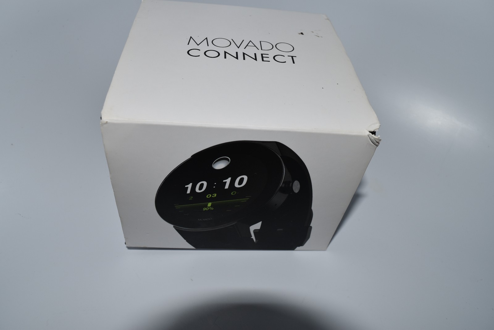 Movado Connect Men’s 46.5 mm Digital Smartwatch Black Stainless Steel