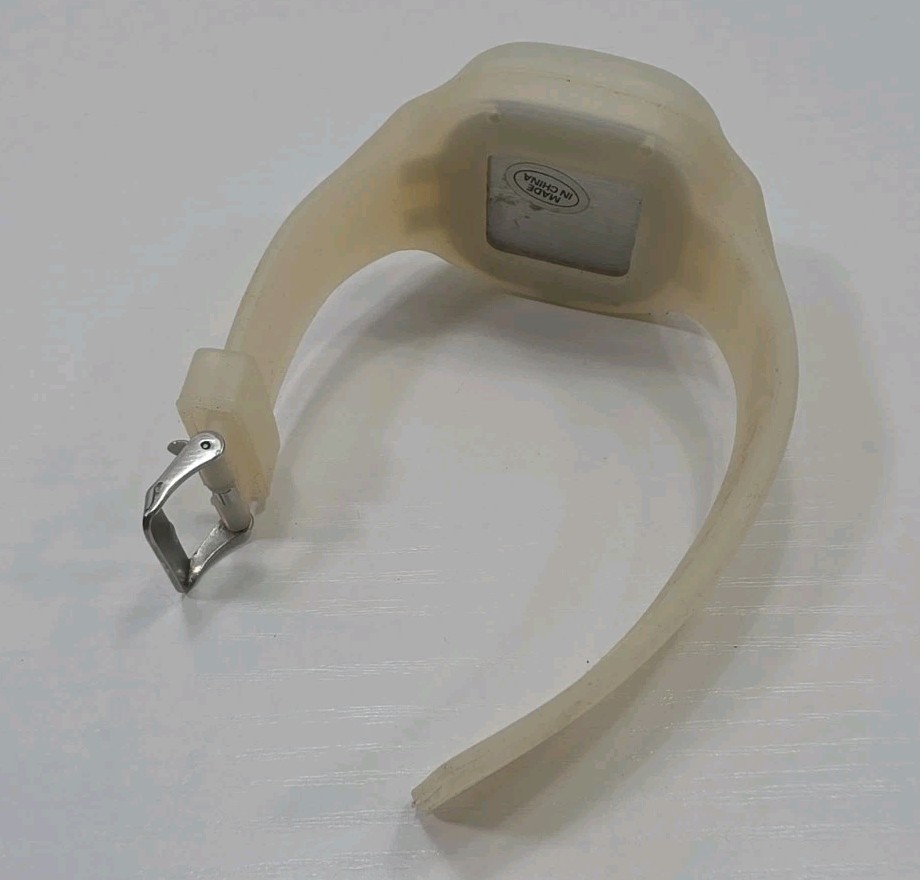 Flex Autism Awareness Watch White Silicone Band New Battery