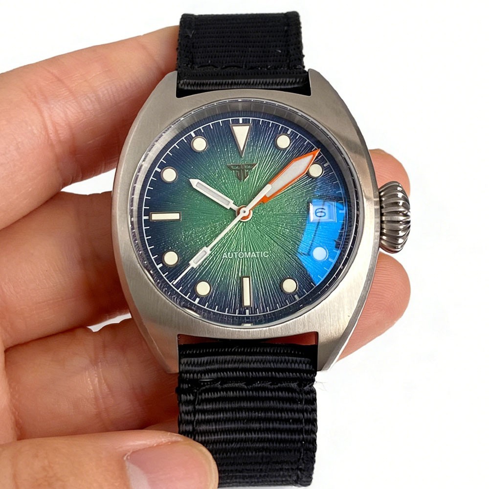 Tandorio 36mm Sapphire Glass Automatic Men’s Mechanical Watch For Miyota 8215