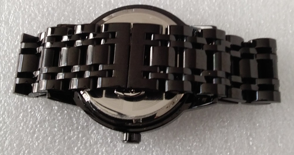 Lige “Dream” Large Face Mens Black Wristwatch