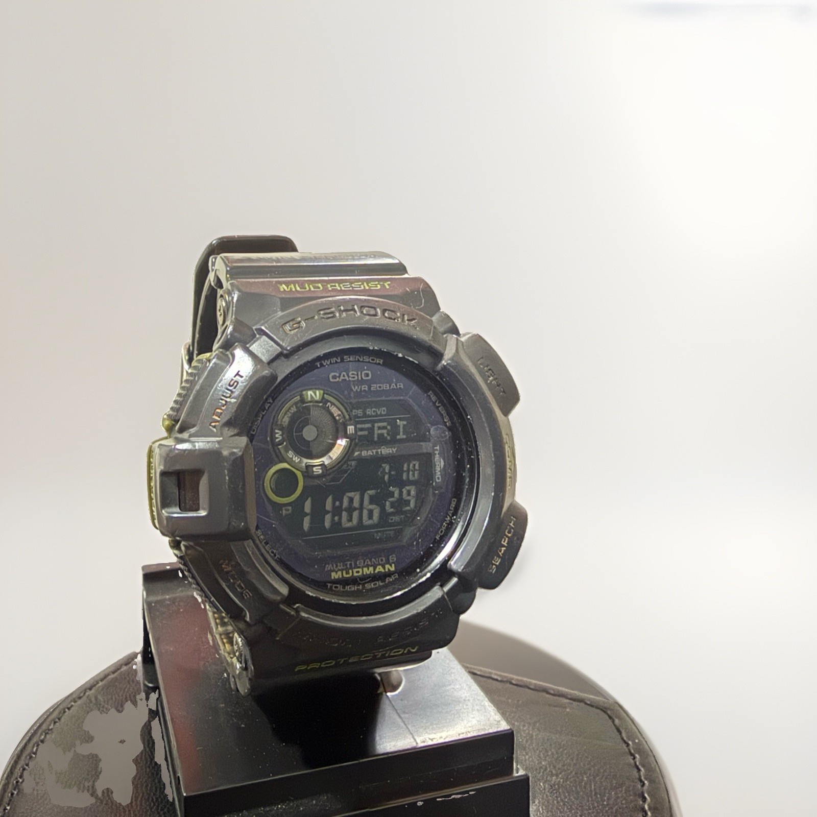 CASIO G-SHOCK MUDMAN GW-9300GY-1JF Men in Smoky Gray Tough Solar MB6 Used