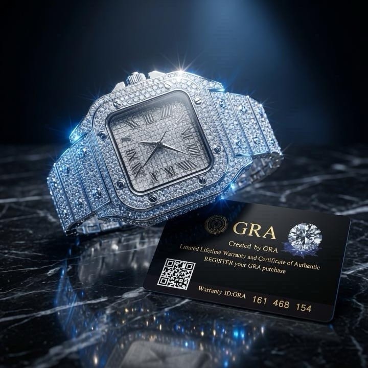 BRAND NEW 2025 Mens ICED OUT MOISSANITE/DIAMOND SIMULATED luxury Watch