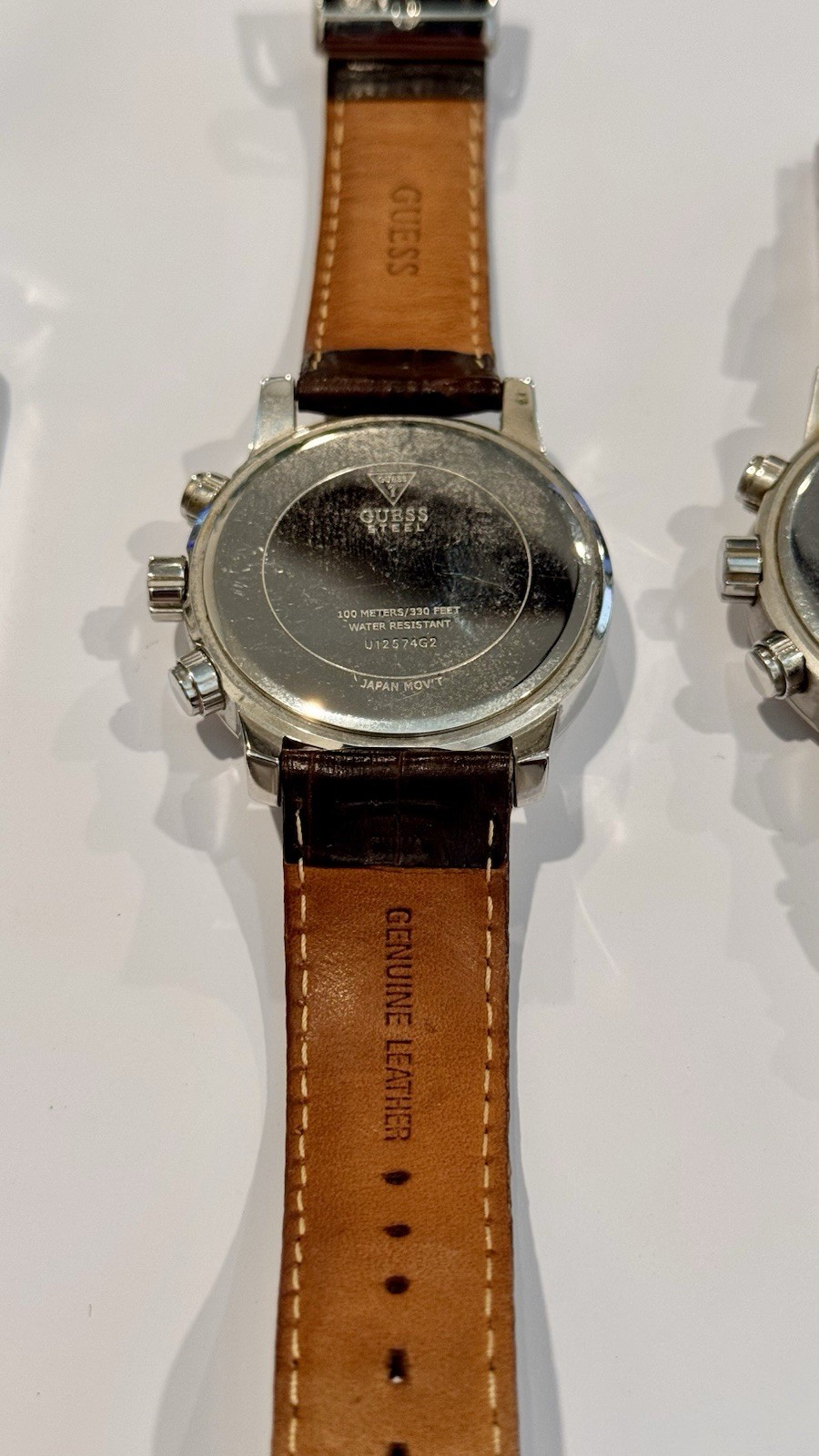 Beautiful GUESS Watches – Formal w/Leather Band + Casual Metal Band