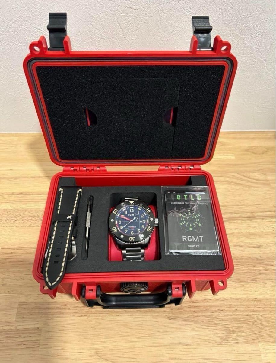 [B1P] RGMT All Brite Tritium Automatic 1000m Diver Mens Watch [v7z]