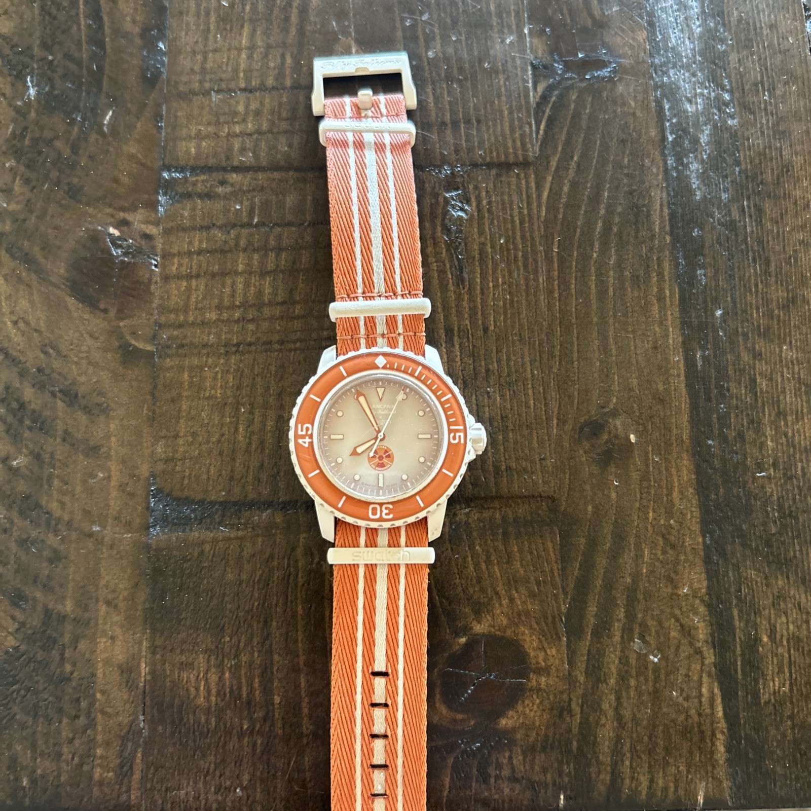 Swatch x Blancpain Scuba Fifty Fathoms Arctic Ocean Auto without box or papers