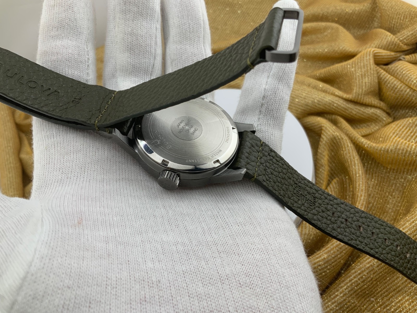 Bulova Military Heritage’Hack Watch’ Auto (38mm) Black Dial/Green strap RPP £299
