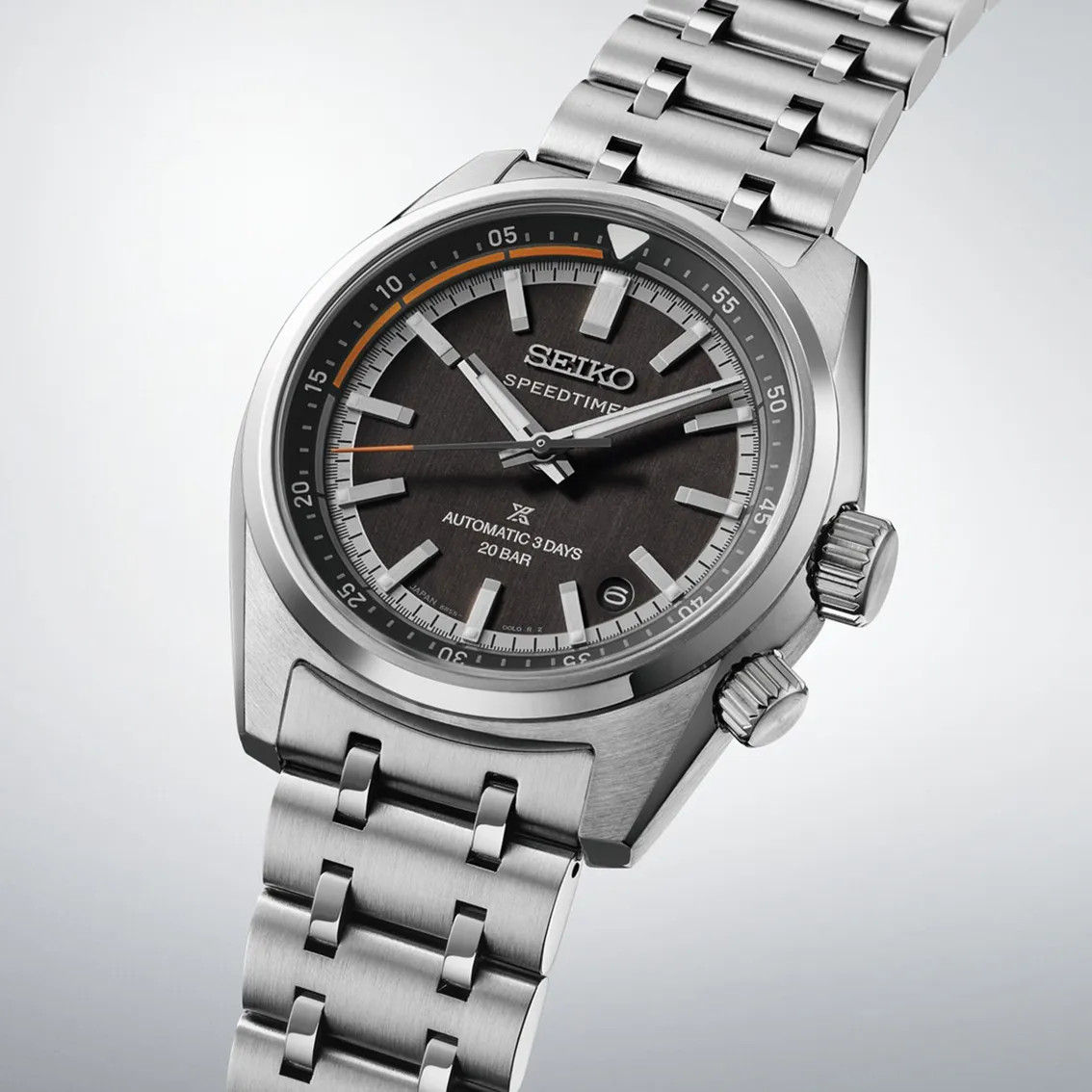 Seiko Prospex SPB515J1 Speedtimer 6R Compact Countdown In Black-Grey Contras