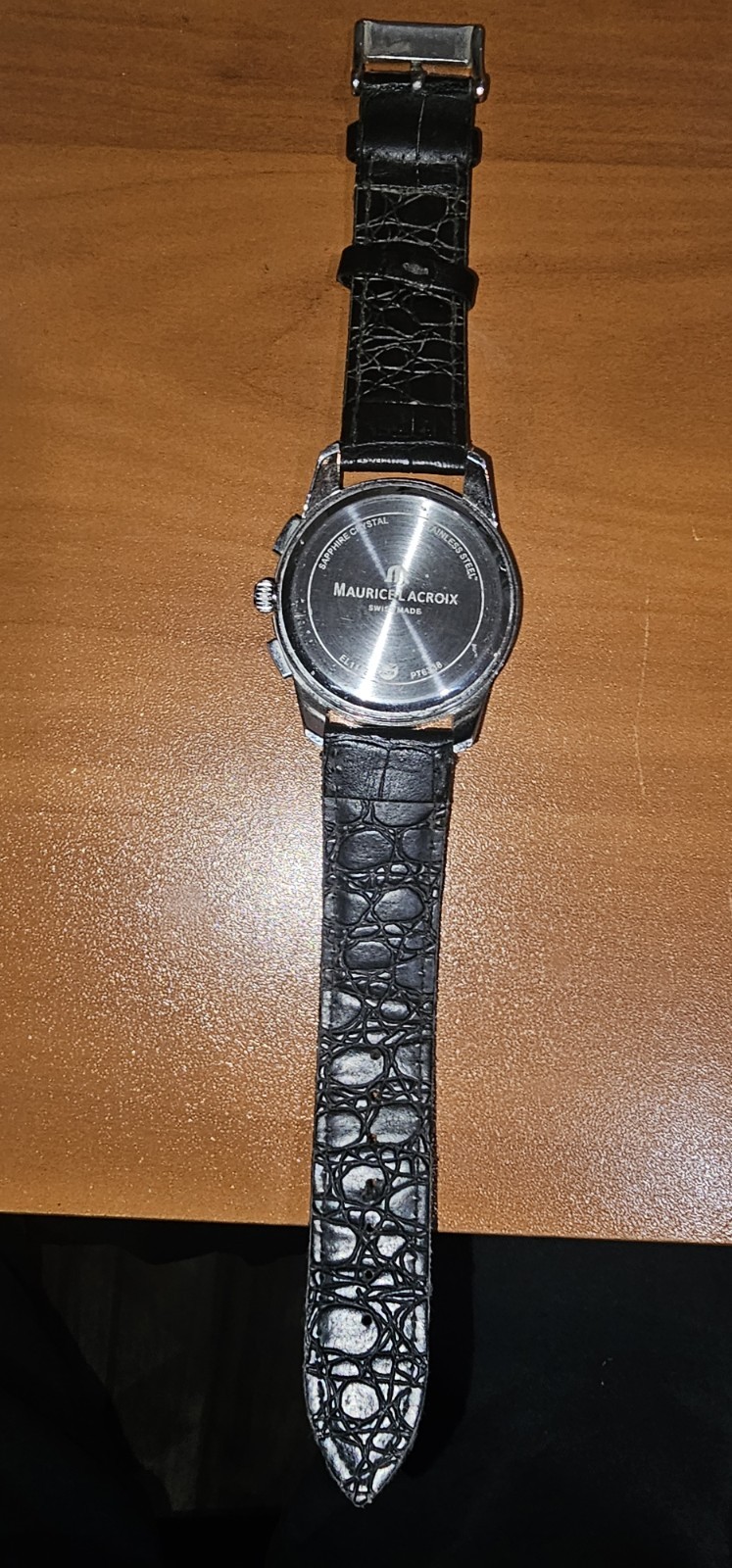 Maurice Lacroix Men’s PT6388 Pontos Analog Display Swiss Automatic Black Watch
