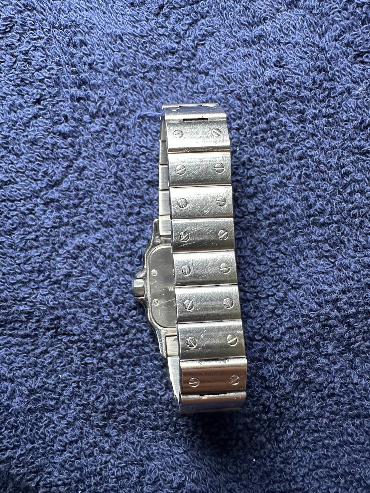 Vintage Cartier Santos Galbée Ref. 1565 Small 24mm Stainless Steel Quartz Watch