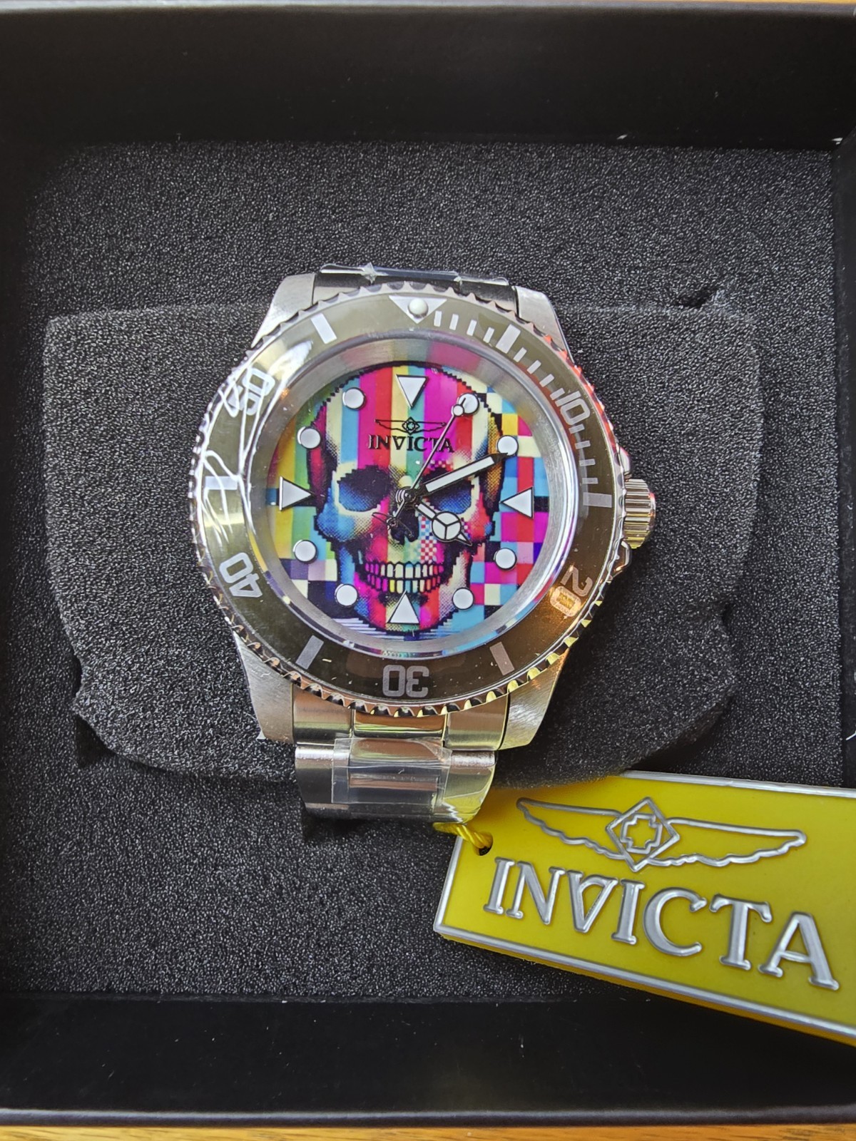 Invicta Pop Art Men’s Watch – 40mm, Steel – REF# 49060 | BRAND NEW
