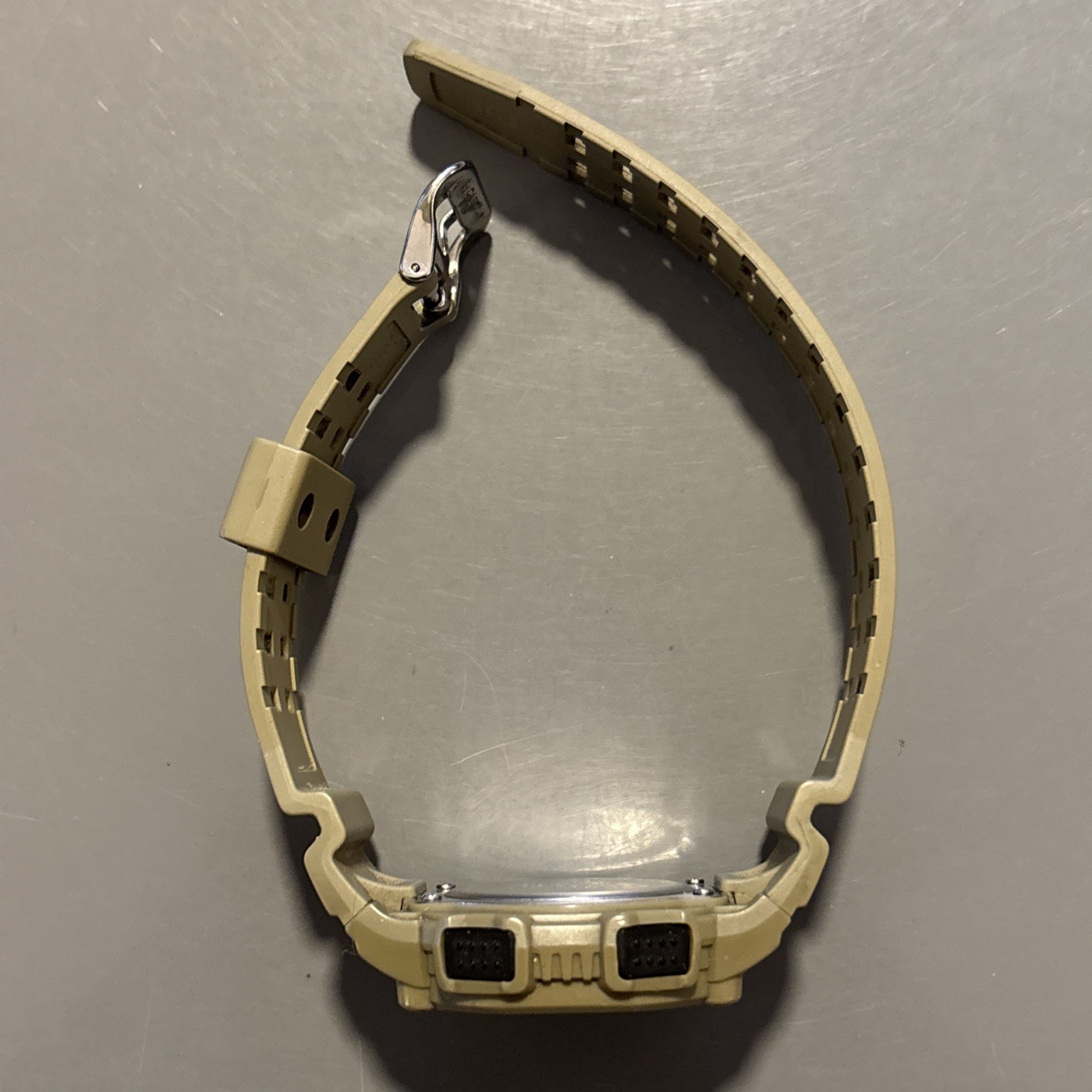 Casio Illuminator Digital Watch W-737H Military Khaki Tan WR 100m – Works!