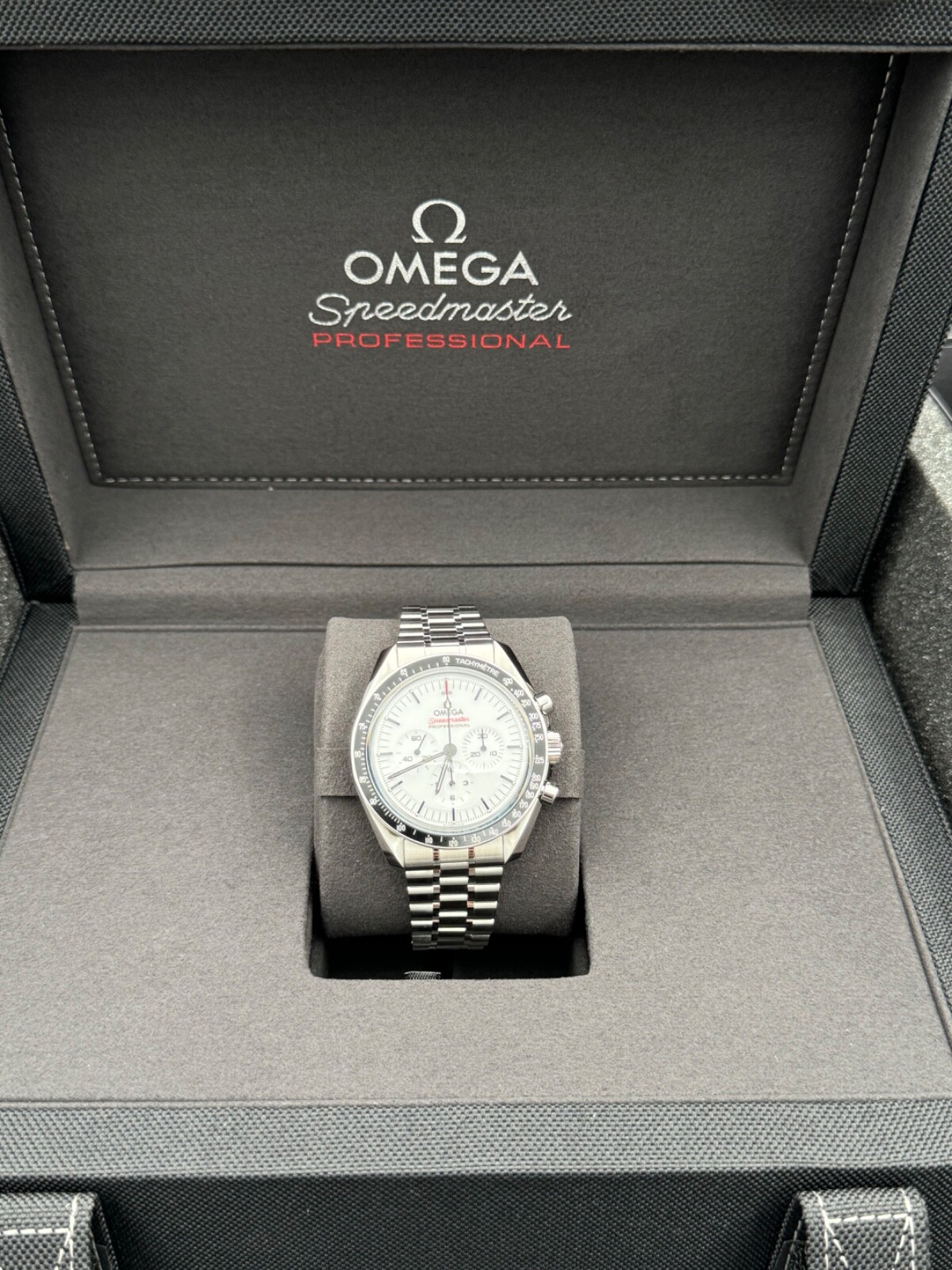 2024 OMEGA SPEEDMASTER MOONWATCH NEW WHITE DIAL 42MM WATCH 310.30.42.50.04.001