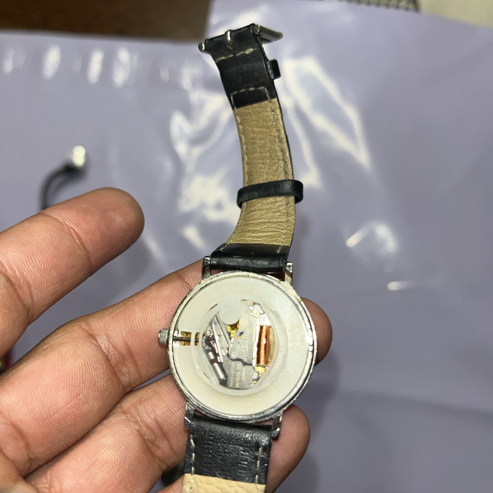 Vintage Betty Boop Watch Women 2004 Silver Tone Leather 31mm New Battery