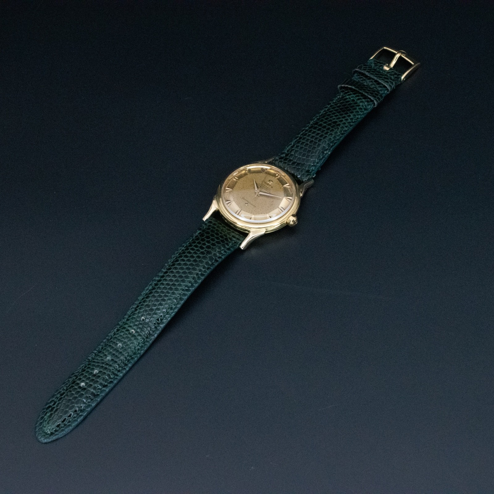 Omega Constellation Deluxe 18K Yellow Gold Pie-Pan Arrowhead Markers, Ref 2853