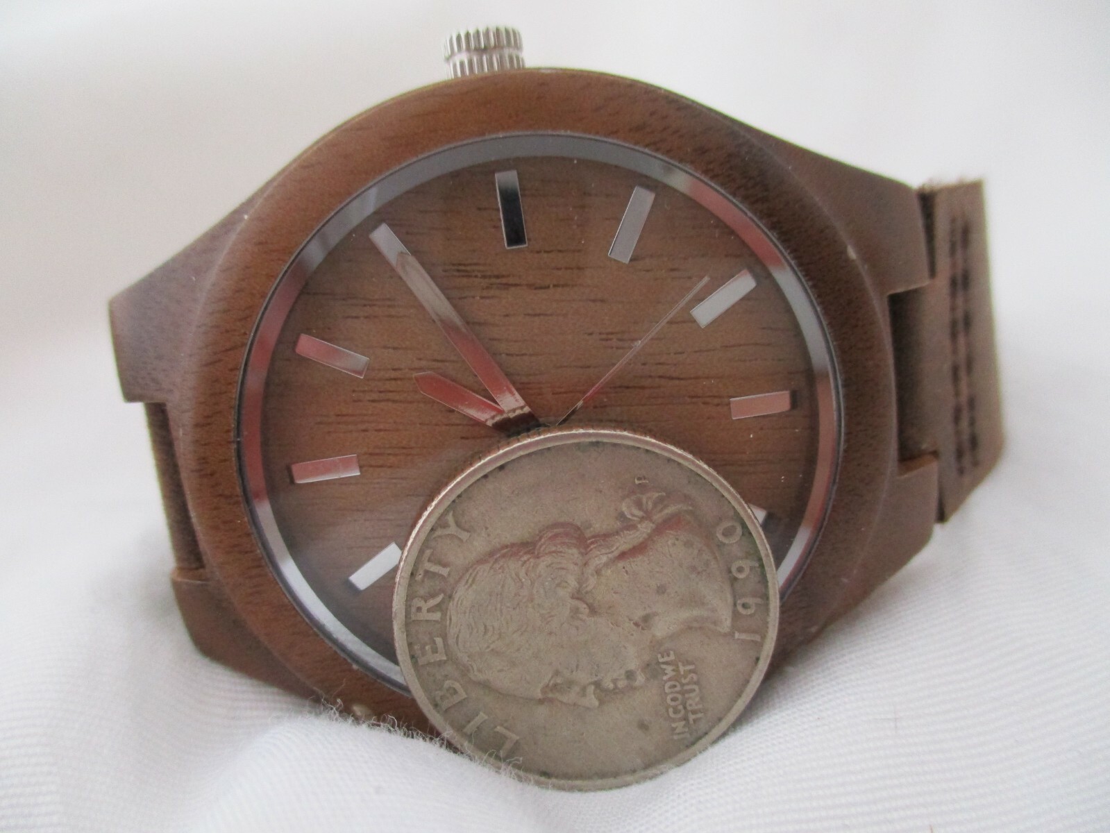 “3 Years Down Forever To Go” Brown Buckle Band Watch