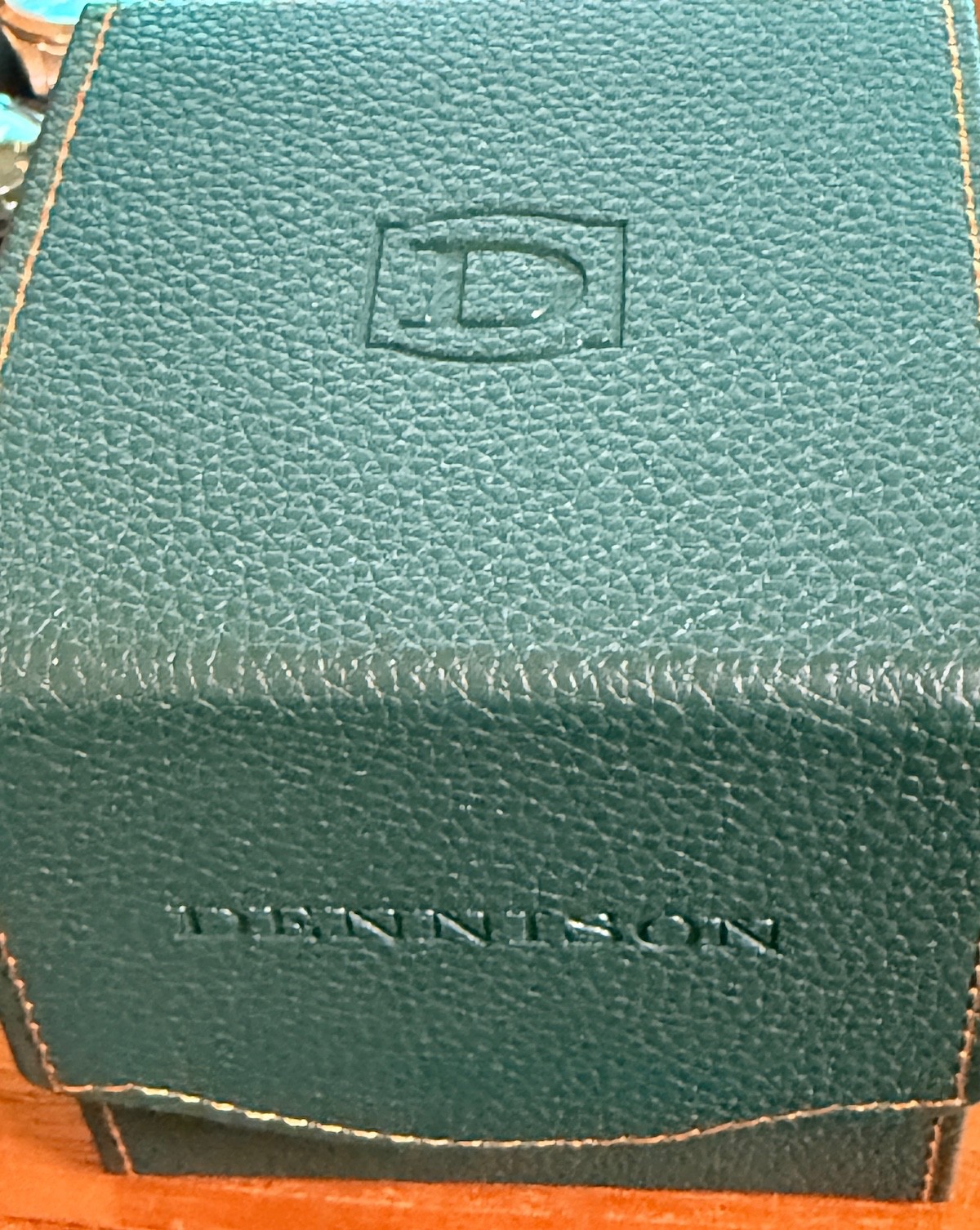 Dennison ALD1 Watch Green Sunray LNIB Complete. 33×37 mm. Great Gift.