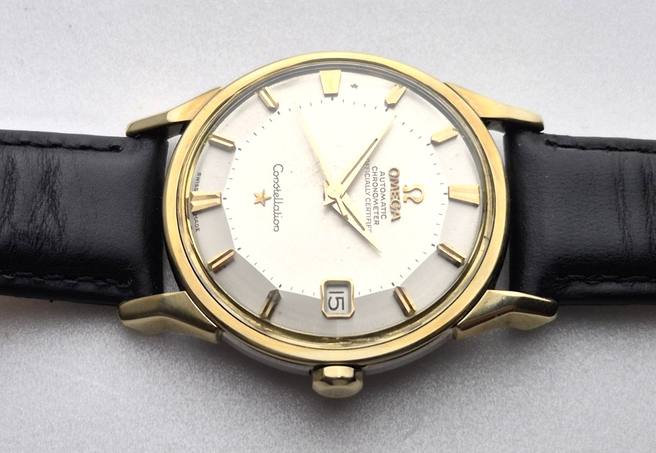 Vintage 14K / SS Omega Constellation Pie-Pan 168-005 caliber 561 .SERVICED.