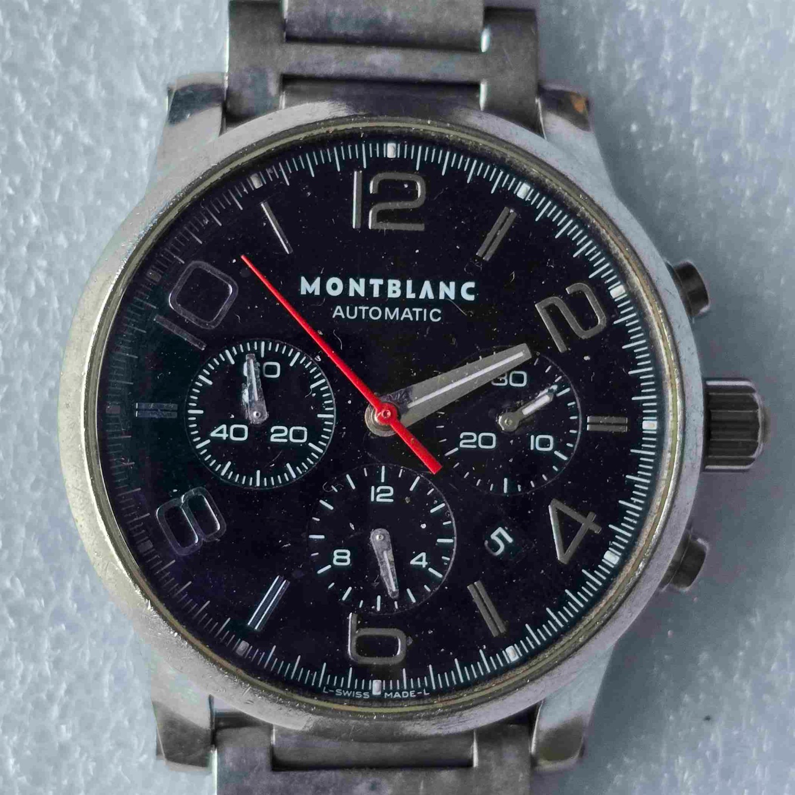 MONTBLANC TIMEWALKER Chronographe. Ref : 7069. Cal: 4810. For Parts/Repairs