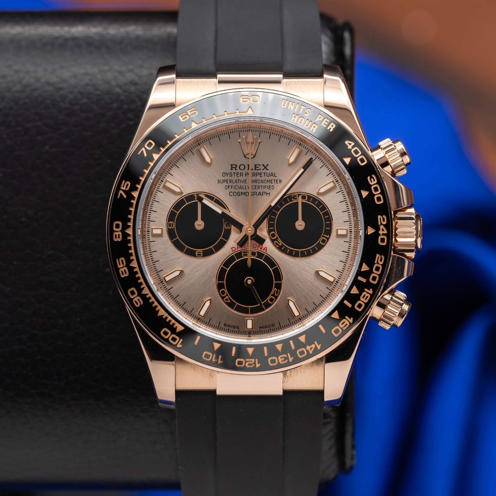 ROLEX Daytona Cosmograph Rose Gold Sundust Dial 126515LN