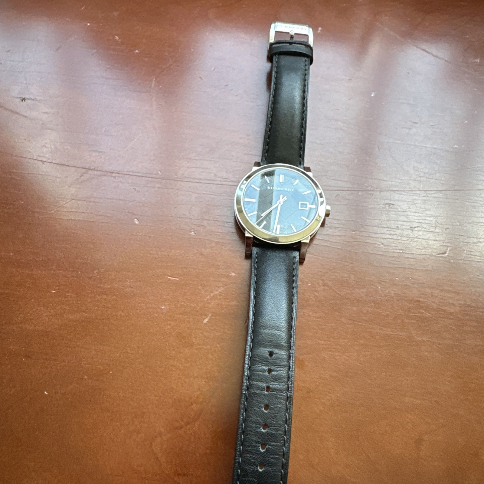 BURBERRY Watch – The City BU9009 Black Dial Black Leather Strap