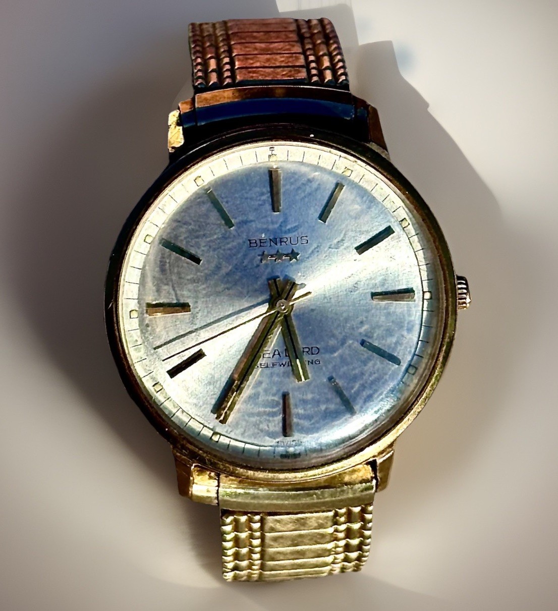 1960s Benrus Sea Lord Automatic Watch Series 1345 W/ Original Box – RUNS Vtg