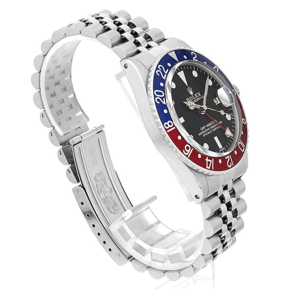 ROLEX GMT Master PCG 1675 black 5 Number antique mens