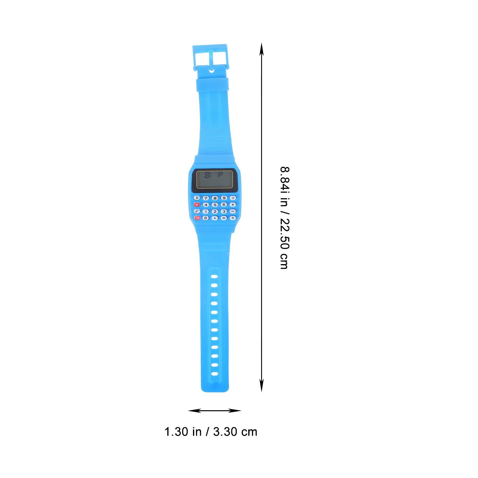 Calculator Watch Digital Watch Wrist Geometric Operation Watch Financial Calc…