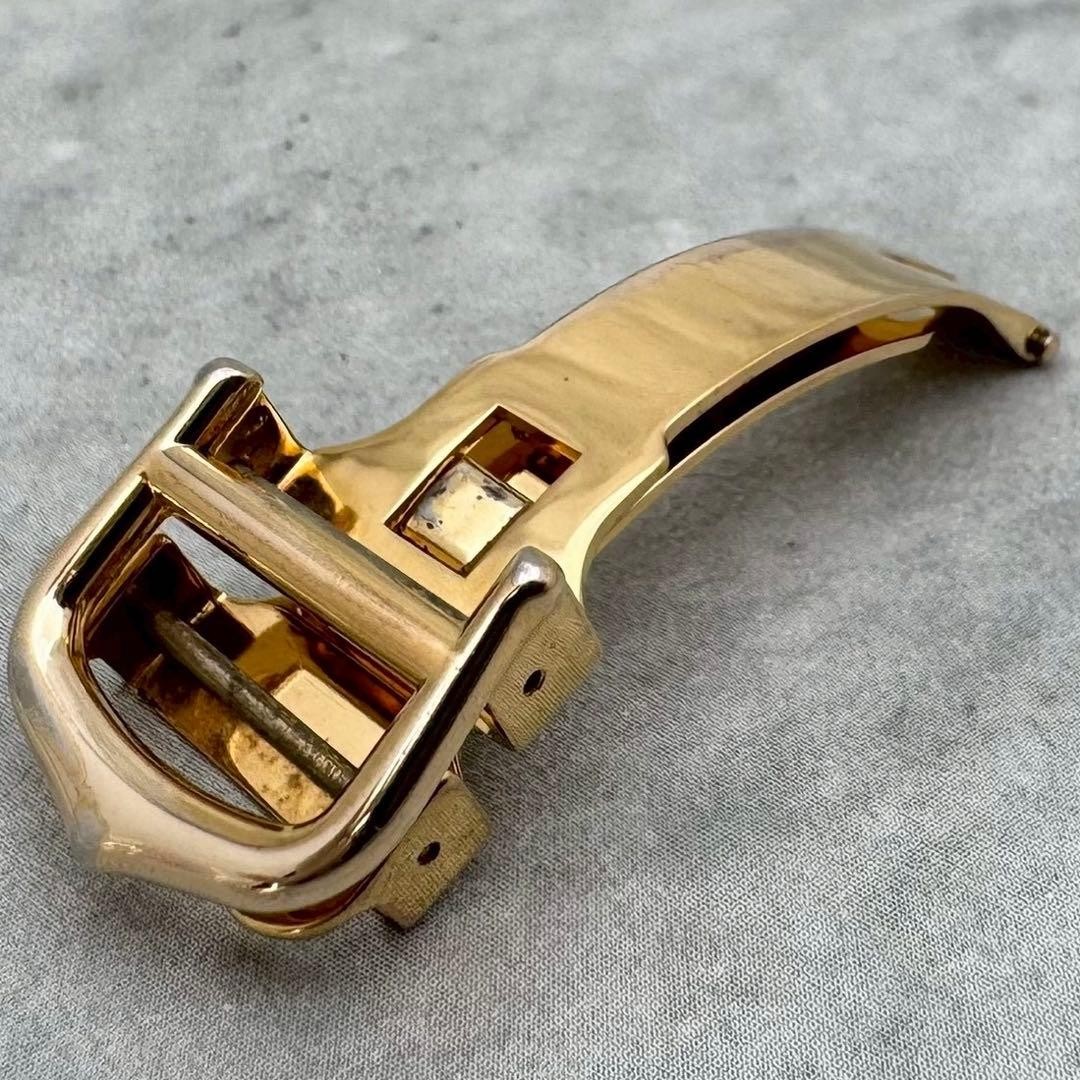 Cartier D-Buckle 14mm Gold Stainless Steel Watch Clasp Japan 071222