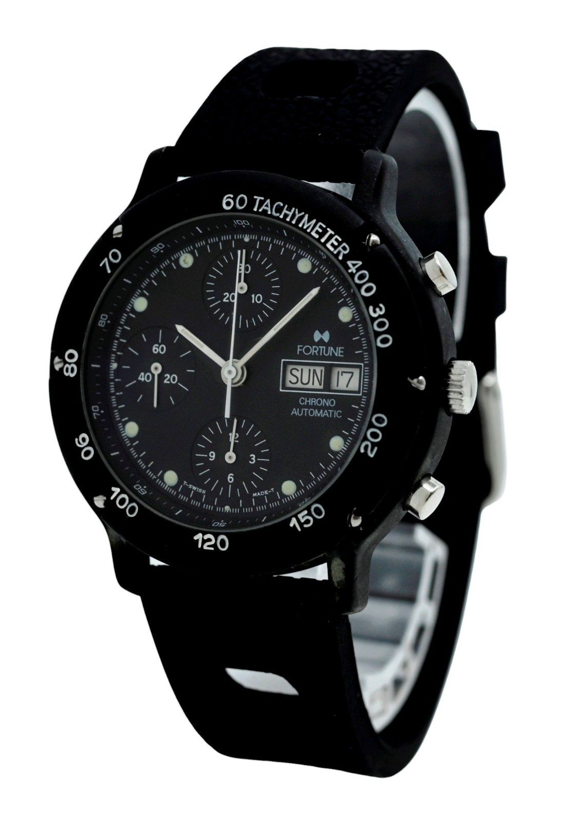 Fortune 40mm Men’s Automatic 7750 Chronograph Day-Date PVD Watch! Ref: 6511!