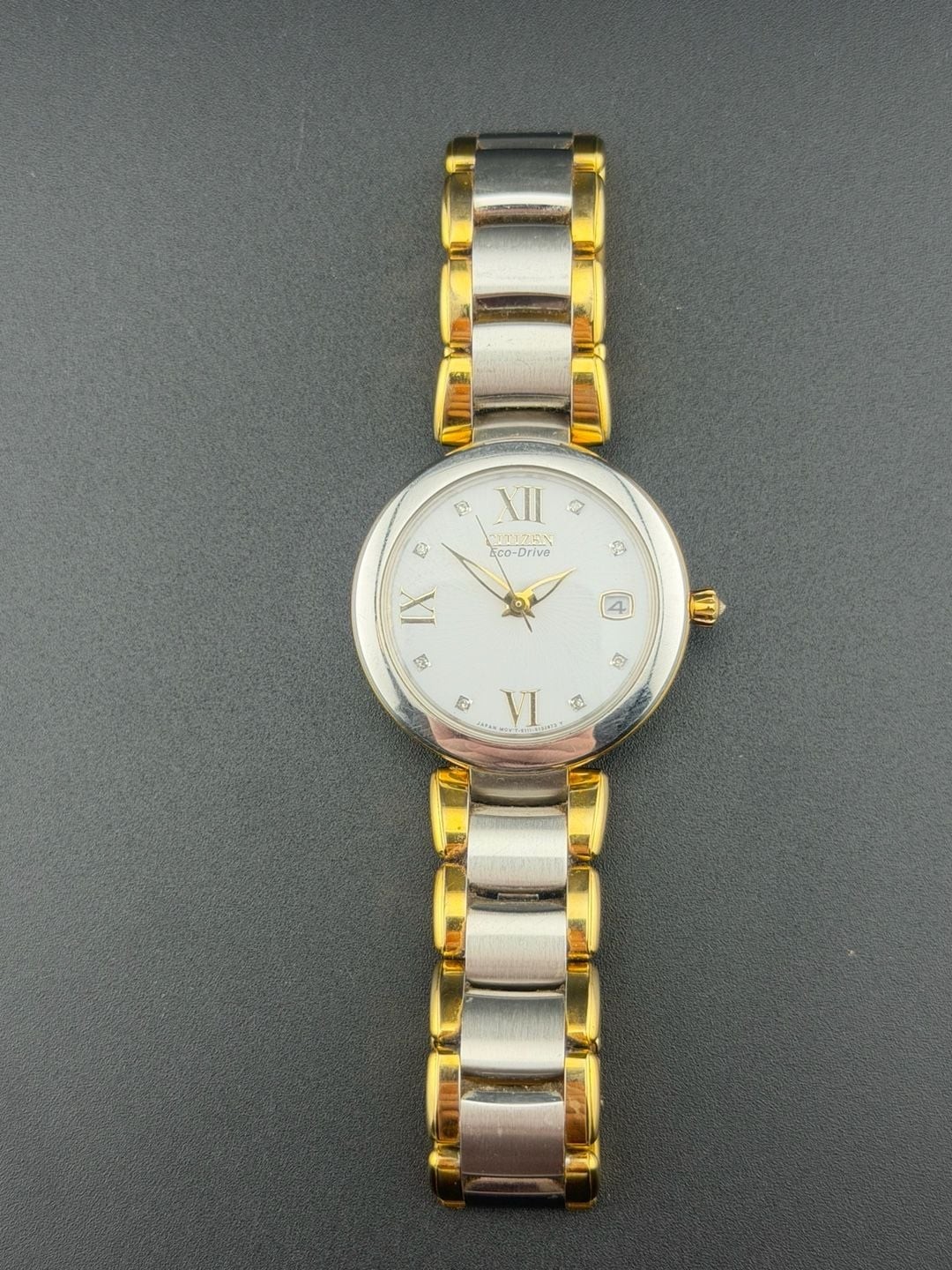 Citizen Eco-Drive Marne Two-Tone Diamond E111-S092892 Signature Model EO1116-57A