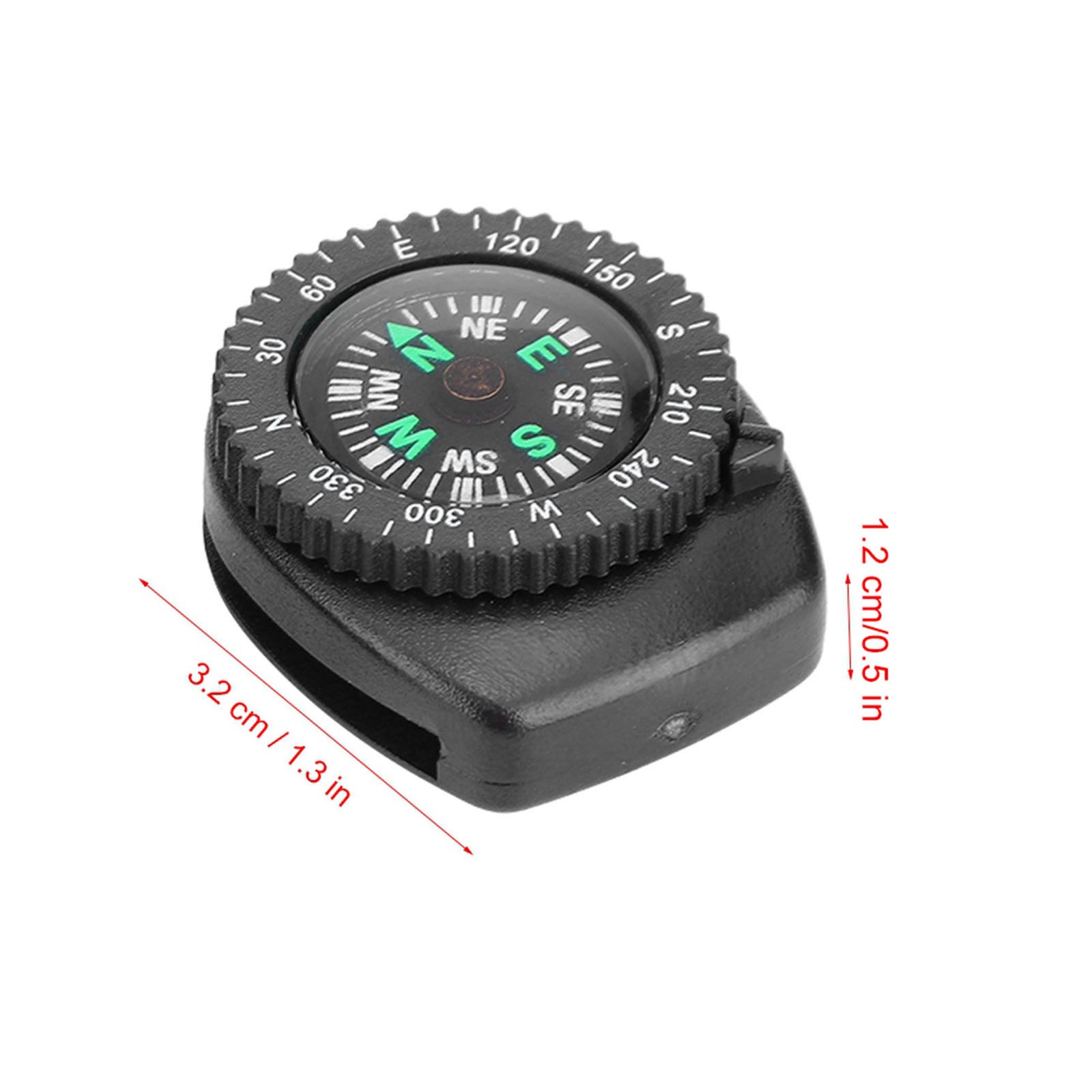 2pcs Slide Compass For Camping Boating